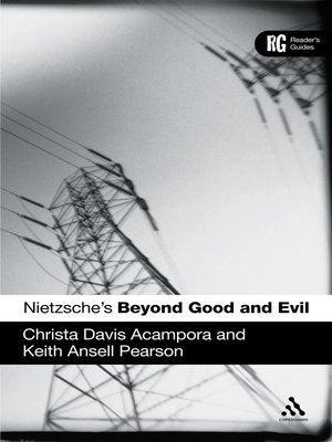cover image of Nietzsche's 'Beyond Good and Evil'